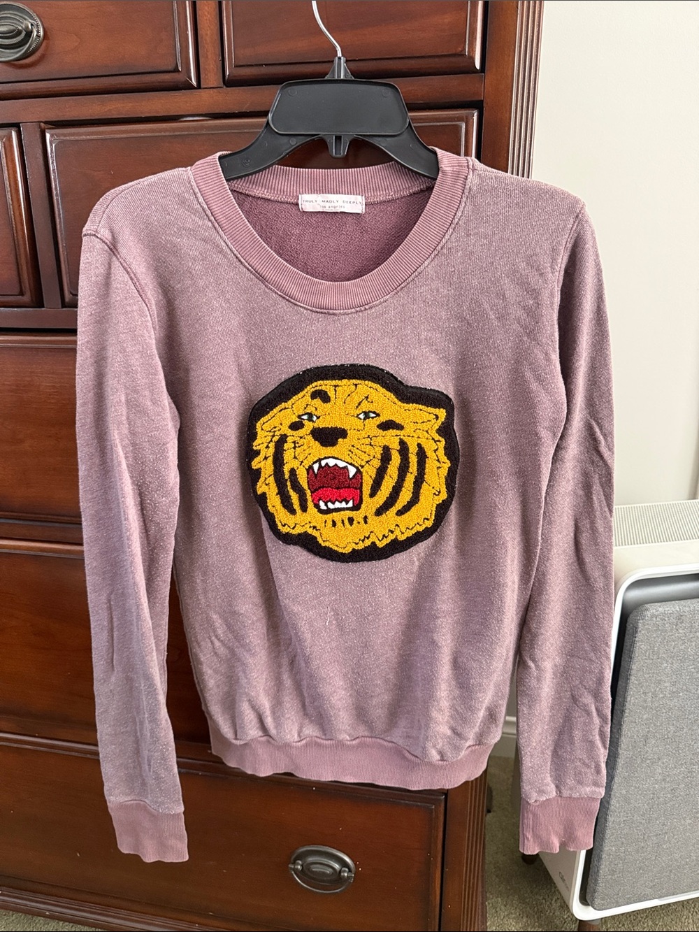Truly Madly Deeply Dusty Rose Pullover Sweater